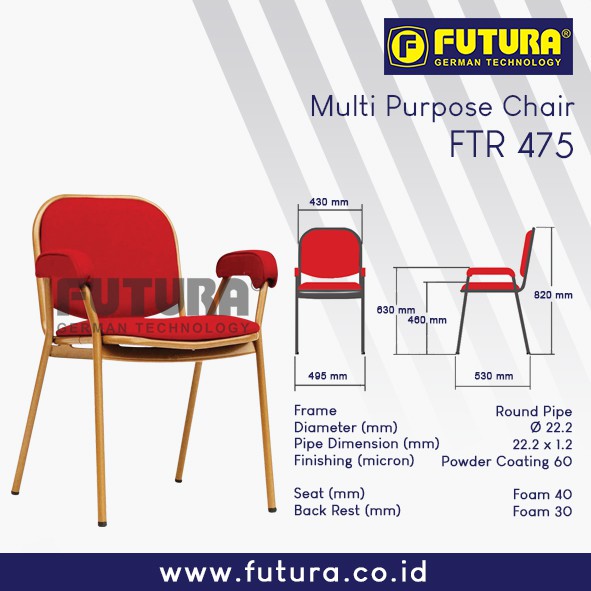 Kursi Susun Futura FTR 475 (FTR 457+HAND)