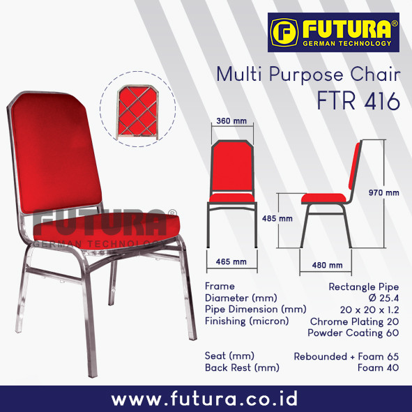 Kursi Susun Futura FTR 416 Oscar